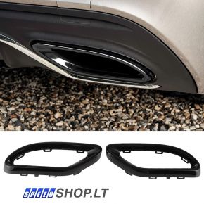 Mercedes-Benz A B C E GLC CLS W177 W247 W205 W213 X253 C257 Išmetimo sistemos apdailos dangteliai